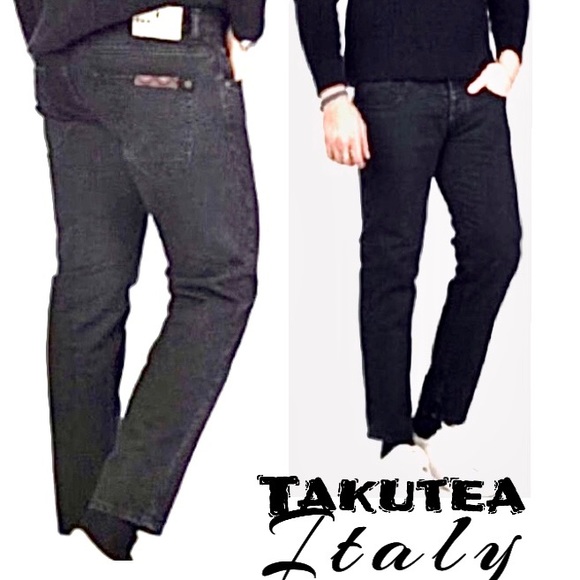 ☑️Italian Designer Jeans Takutea  KARAREHE - Picture 12 of 12